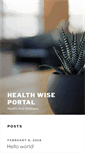 Mobile Screenshot of healthwiseportal.com